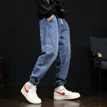 2019 Men Jeans Korean Autumn/winter Men's Overalls Large Size Jeans Hombre for Loose Outdoor Street Denim Streetwear Heavyweight
2019 Men Jeans Korean Autumn/winter Men's Overalls Large Size Jeans Hombre for Loose Outdoor Street Denim Streetwear Heavyweight