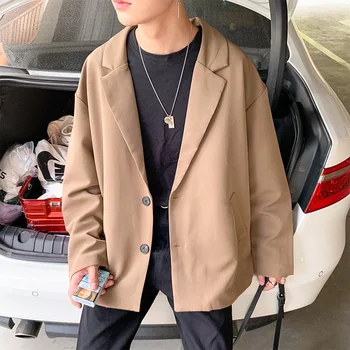 2019 Autumn New Trend Korean Version Of The Wild Student Retro Loose Handsome Young Couple Business Casual Suit Jacket 
2019 Autumn New Trend Korean Version Of The Wild Student Retro Loose Handsome Young Couple Business Casual Suit Jacket