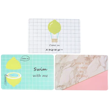 3pcs Simple Mouse Pad Adorable Computer Desk Mat Delicate Desktop Cushion Non-Slip Desk Pad for School Net Bar Home Office
3pcs Simple Mouse Pad Adorable Computer Desk Mat Delicate Desktop Cushion Non-Slip Desk Pad for School Net Bar Home Office
