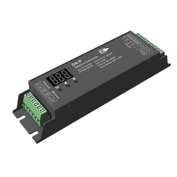 D4-P 4-Channel Dmx512 Decoder DC12/24V 36V Constant Voltage Dmx Dimming Driver Dmx512 Controller
D4-P 4-Channel Dmx512 Decoder DC12/24V 36V Constant Voltage Dmx Dimming Driver Dmx512 Controller