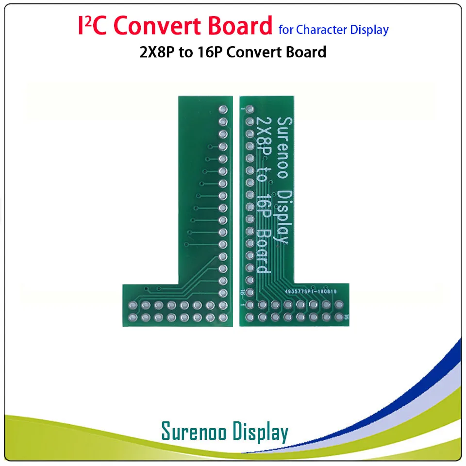 Последовательный модуль платы преобразования IIC / I2C TWI для 0802 1601 1602 2002 4002 1604 2004