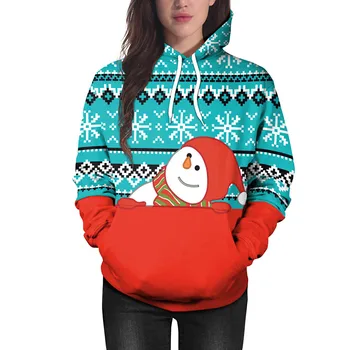 Merry Christmas Women Winter Warm Leisure Hoodie Snowman Christmas Hat Printed Long Sleeve Hoodies Sweatshirts Femme Pullover 
Merry Christmas Women Winter Warm Leisure Hoodie Snowman Christmas Hat Printed Long Sleeve Hoodies Sweatshirts Femme Pullover