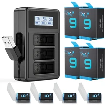 Battery-Charger Camera-Accessories 2000mah-Li-Ion-Battery Gopro 9 Go-Pro for Hero Sport Battery-Charger Camera-Accessories 2000mah-Li-Ion-Battery Gopro 9 Go-Pro for Hero Sport