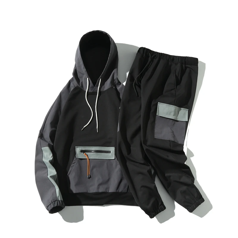 Streetwear Hip Hop 2 Pieces Set Mens Tracksuit Casual Pockets Suits Loose Hooded Sweatshirts Men Jacket+Pants Sets Mens Clothing
Streetwear Hip Hop 2 Pieces Set Mens Tracksuit Casual Pockets Suits Loose Hooded Sweatshirts Men Jacket+Pants Sets Mens Clothing