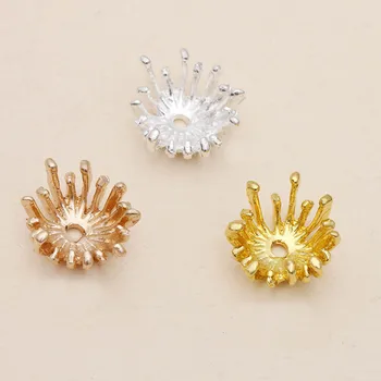 100pcs Zinc Alloy Metal Casted 14mm Pistil Stamens Flower Ball Pins with a Hole on Center Findings DIY Jewelry Accessories 
100pcs Zinc Alloy Metal Casted 14mm Pistil Stamens Flower Ball Pins with a Hole on Center Findings DIY Jewelry Accessories