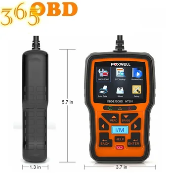 Foxwell NT301 OBD OBD2 Scanner Engine Code Reader Car Diagnostic Tool Multi languages Universal ODB 2 ODB2 Automotive Scanner
Foxwell NT301 OBD OBD2 Scanner Engine Code Reader Car Diagnostic Tool Multi languages Universal ODB 2 ODB2 Automotive Scanner