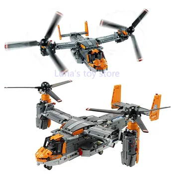New Products In Stock 1725PCS Aircraft Fighter Bell-Boeing V-22 Osprey Building Blocks Bricks Kids Christmas Toys Gifts 
New Products In Stock 1725PCS Aircraft Fighter Bell-Boeing V-22 Osprey Building Blocks Bricks Kids Christmas Toys Gifts