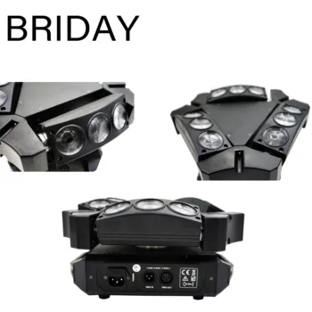New mini LED 9x10W tile LED spider lamp RGBW DMX stage lamp Dj LED spider moving head beam lamp
New mini LED 9x10W tile LED spider lamp RGBW DMX stage lamp Dj LED spider moving head beam lamp