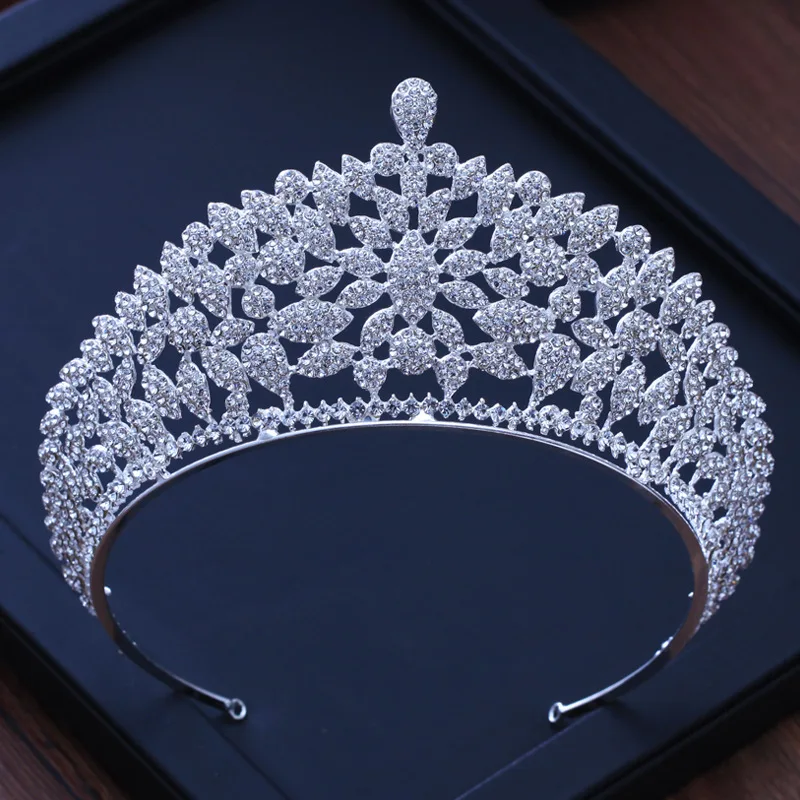 Разнообразные серебряные цвета золотые хрустальные короны для невесты тиара