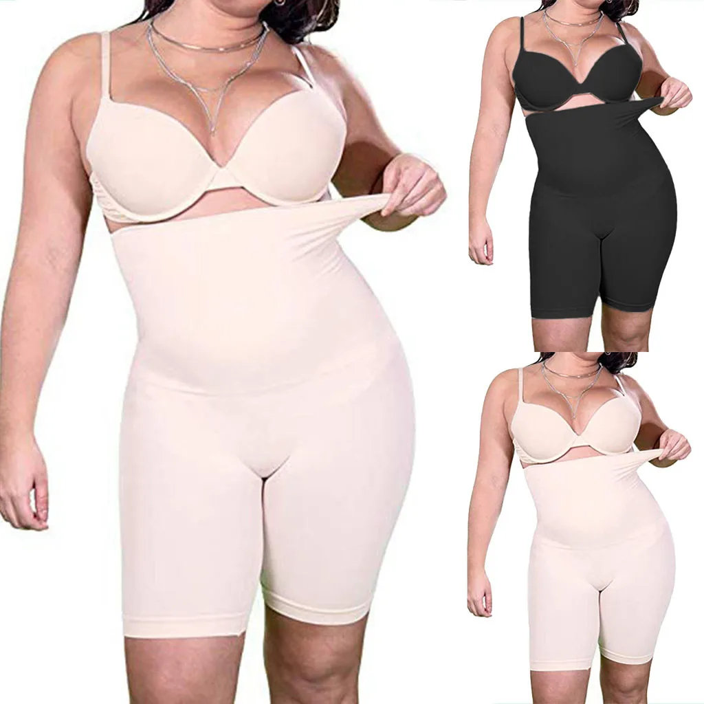Фото Women Body Shaper Panties Tummy Belly Control Lose Weight Fat Burning Shapewear Ultra-Thin High-Waisted Underwear Bodysuit | Женская