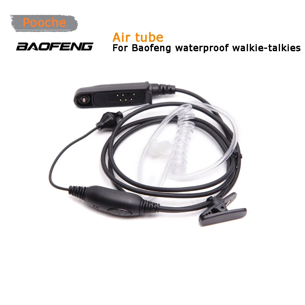 

Security Police 2 Pin Original Baofeng Waterproof airtub earphone for UV-9R UV-9R PLUS A58 BF-9700 Waterproof Air Tube Earphone