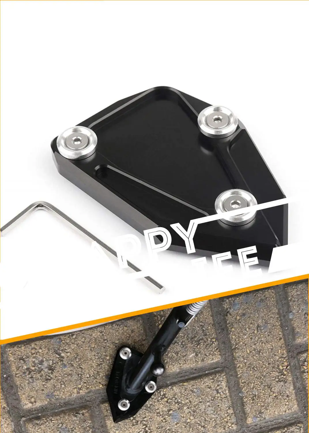 Motorcycle Accessories CNC Kickstand Foot Side Stand Extension Pad Support Plate For BMW C600 SPORT C650GT C 600 650GT 2012-2015
Motorcycle Accessories CNC Kickstand Foot Side Stand Extension Pad Support Plate For BMW C600 SPORT C650GT C 600 650GT 2012-2015