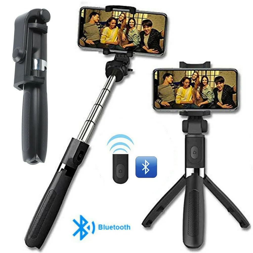 Bluetooth Tripod Selfie Stick With Remote Control Aluminum Alloy Telescopic Rod Wireless Selfie Stick 360 Degree Rotation
Bluetooth Tripod Selfie Stick With Remote Control Aluminum Alloy Telescopic Rod Wireless Selfie Stick 360 Degree Rotation
