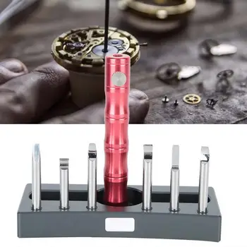 Watchmaker Tools Professional Watch Back Case Cover Remover Opener with 6 Different Blade Watch Repairing Tool Kit Watch Repair
Watchmaker Tools Professional Watch Back Case Cover Remover Opener with 6 Different Blade Watch Repairing Tool Kit Watch Repair