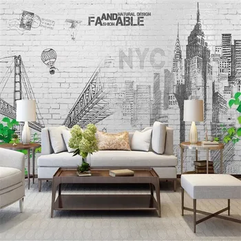 milofi custom wallpaper mural 3D white brick wall architecture art bedroom living room Background, wallpaper, mural 
milofi custom wallpaper mural 3D white brick wall architecture art bedroom living room Background, wallpaper, mural