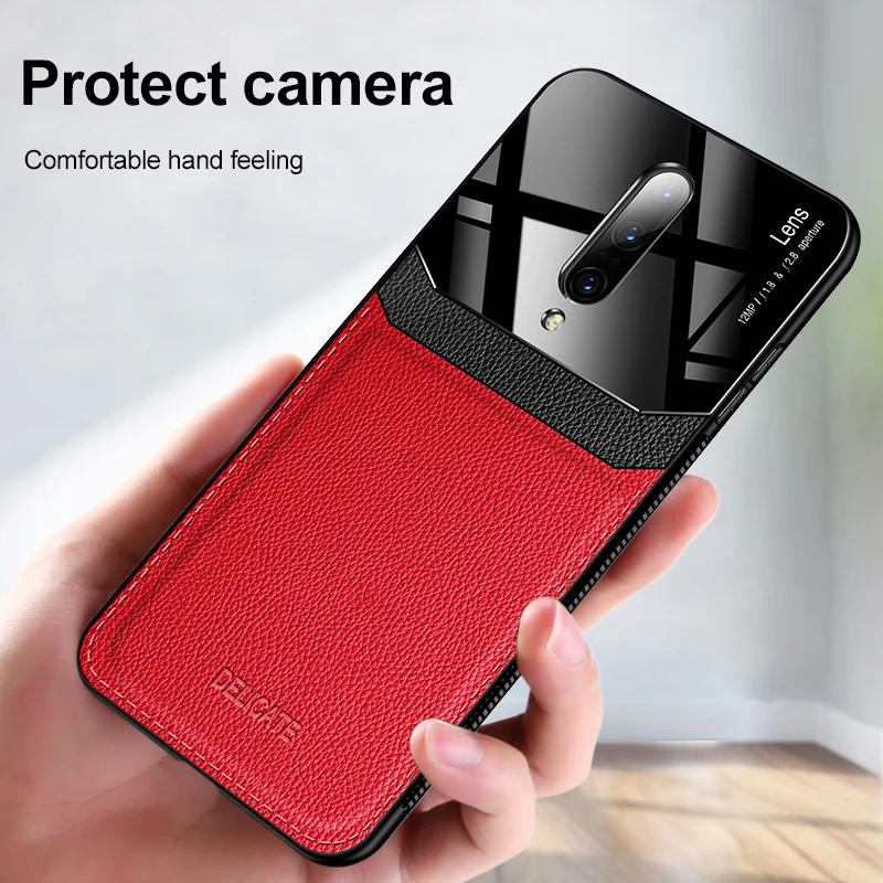 Luxury Leather Phone Case For Oneplus 7T 7TPro 7 7Pro 6 6T Ultra-thin Skin Plexiglass Camera Protection Cover Coque Shell
Luxury Leather Phone Case For Oneplus 7T 7TPro 7 7Pro 6 6T Ultra-thin Skin Plexiglass Camera Protection Cover Coque Shell