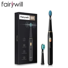 Fairywill Sonic Electric Toothbrush 551 D1 Timer Brush 4 Modes USB Rechargeable Tooth Brushes with 2 Replacement Heads for Adult
Fairywill Sonic Electric Toothbrush 551 D1 Timer Brush 4 Modes USB Rechargeable Tooth Brushes with 2 Replacement Heads for Adult