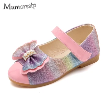 Little Girl Leather Shoes Princess Soft Bow-knot Bow With Rhinestone Sweet Girlish Children Mary Janes Kids Flats Multi-colored
Little Girl Leather Shoes Princess Soft Bow-knot Bow With Rhinestone Sweet Girlish Children Mary Janes Kids Flats Multi-colored