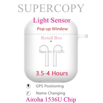 Supercopy Aire 2 Wireless Bluetooth Earphones Super Copy Headset Aroha 1536U Chip Best Quality So Far Rename + GPS Light Sensor
Supercopy Aire 2 Wireless Bluetooth Earphones Super Copy Headset Aroha 1536U Chip Best Quality So Far Rename + GPS Light Sensor
