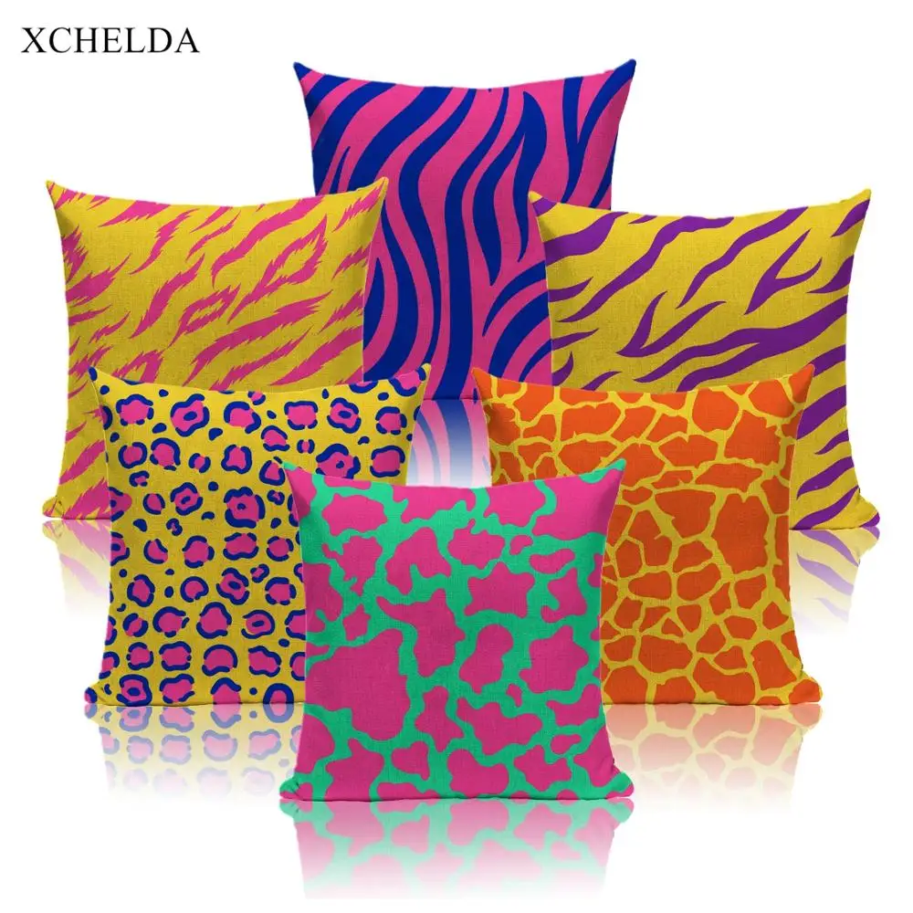 Animal Skin Pattern Cushion Cover Scandinavian Style Decorative 45*45 Linen Throw Pillow Case for Sofa Car Seat Pillowcase
Animal Skin Pattern Cushion Cover Scandinavian Style Decorative 45*45 Linen Throw Pillow Case for Sofa Car Seat Pillowcase