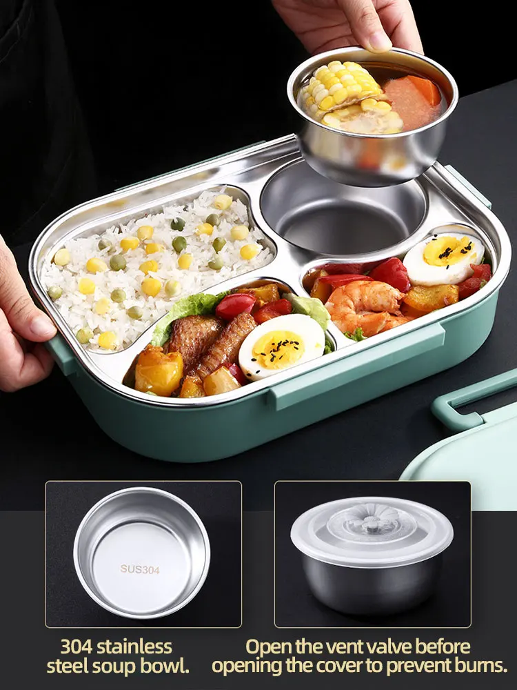 Generic AIRBELL Lunch Box Bento Lunchbox Food Container Meal Prep