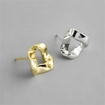 925 Sterling Silver Mobius Geometric Triangle Stud Earrings For Women Personalized Lady Fine Jewelry 925-611
925 Sterling Silver Mobius Geometric Triangle Stud Earrings For Women Personalized Lady Fine Jewelry 925-611