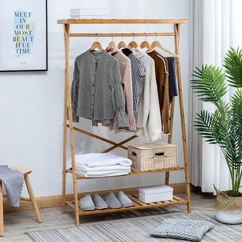 European Style Simple Bamboo Household Bedroom Multifunctional Hanging Clothes Rack Modern Minimalist Floor Hanger
European Style Simple Bamboo Household Bedroom Multifunctional Hanging Clothes Rack Modern Minimalist Floor Hanger