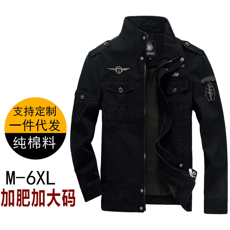 2019 Spring And Autumn New Style Pure Cotton Europe And America Large Size Casual Tooling Jacket MEN'S Wear Outdoor Military Uni 
2019 Spring And Autumn New Style Pure Cotton Europe And America Large Size Casual Tooling Jacket MEN'S Wear Outdoor Military Uni
