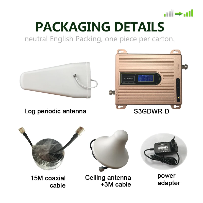 New Signal Amplifier GSM 900 mhz LTE 1800 2100 mhz Dual Band Mobile Cell Phone Signal Booster Mobile Repeater Signal For Home
New Signal Amplifier GSM 900 mhz LTE 1800 2100 mhz Dual Band Mobile Cell Phone Signal Booster Mobile Repeater Signal For Home