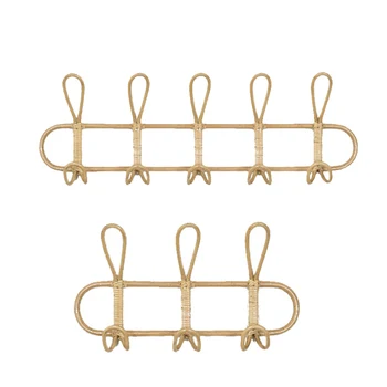 2 Pack Rattan Wall Hooks Kids and Adult Garments Organizer Rack Clothes Hat Hanging Hook Rattan Hanger Home Room Decor
2 Pack Rattan Wall Hooks Kids and Adult Garments Organizer Rack Clothes Hat Hanging Hook Rattan Hanger Home Room Decor