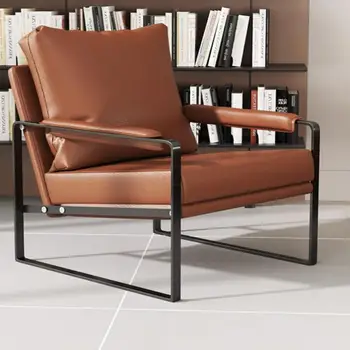 Luxury Leather Creative Seat Single Sofa Simple Modern Fashion Designer Living Room Balcony Leisure Chair 
Luxury Leather Creative Seat Single Sofa Simple Modern Fashion Designer Living Room Balcony Leisure Chair