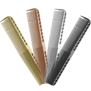 High Quality Stainless Steel Heat Resistant Antistatic Metal Cutting Comb Hair Hairdressing Barbers Salon Professional Combs
High Quality Stainless Steel Heat Resistant Antistatic Metal Cutting Comb Hair Hairdressing Barbers Salon Professional Combs