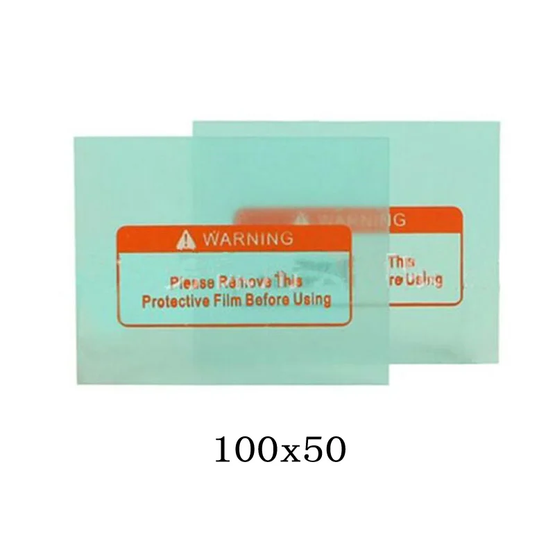 10pcs 100*50mm Transparent Clear For Welding Helmet Mask Cover Lens Protection Plate 4 Size High Quality
10pcs 100*50mm Transparent Clear For Welding Helmet Mask Cover Lens Protection Plate 4 Size High Quality