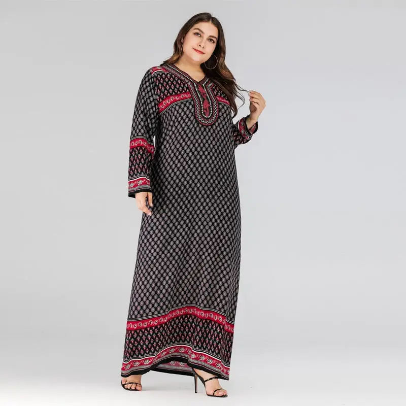 women autumn bohemian printed maxi Dress plus size Muslim abaya Kaftan moroccan Robe dubai Arab UAE ramadan gown VKDR1756
women autumn bohemian printed maxi Dress plus size Muslim abaya Kaftan moroccan Robe dubai Arab UAE ramadan gown VKDR1756