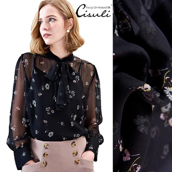 CISULI 100% Silk Chiffon 10 momme 140cm Digital Printed Floral Pattern New Exclusive Desigual China Silk Free Shipping
CISULI 100% Silk Chiffon 10 momme 140cm Digital Printed Floral Pattern New Exclusive Desigual China Silk Free Shipping