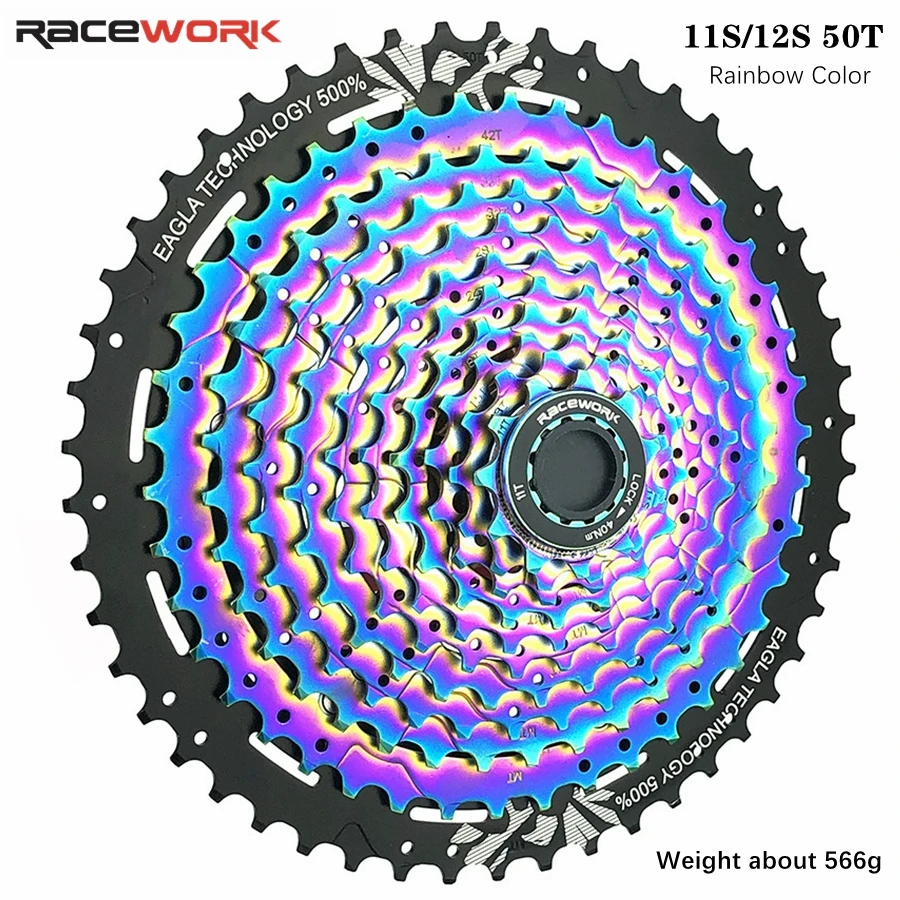 Велосипед RACEWORK, свободное колесо, карточка для горного велосипеда, алюминиевый сплав, Радужный цвет, 8, 9, 10, 11 скоростей, 50T, 12 Скоростей, 11-50T, большая зубчатая пластина
Велосипед RACEWORK, свободное колесо, карточка для горного велосипеда, алюминиевый сплав, Радужный цвет, 8, 9, 10, 11 скоростей, 50T, 12 Скоростей, 11-50T, большая зубчатая пластина