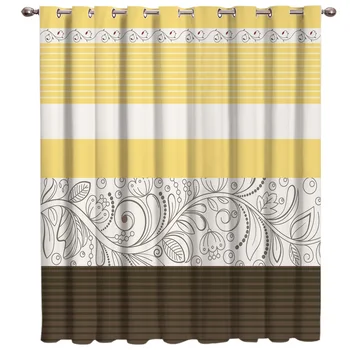 Vintage Flower Pattern Yellow Window Blinds Bathroom Curtains Fabric Indoor Decor Kids Curtain Panels With Grommets Window Treat
Vintage Flower Pattern Yellow Window Blinds Bathroom Curtains Fabric Indoor Decor Kids Curtain Panels With Grommets Window Treat