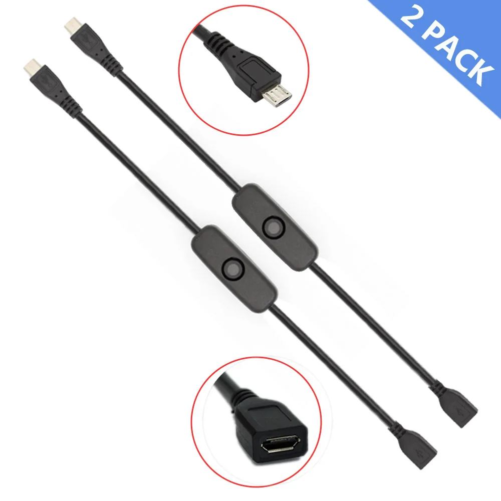 Raspberry Pi 3 Power Supply Switch Cable Switch Push On Off Micro USB Female to Male demo board accessory for Pi 3,Pi 2,B+,Zero
Raspberry Pi 3 Power Supply Switch Cable Switch Push On Off Micro USB Female to Male demo board accessory for Pi 3,Pi 2,B+,Zero