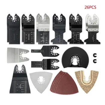 26PCS Universal Wood Metal Oscillating Multitool Quick Release Saw Blades Fit M17E
26PCS Universal Wood Metal Oscillating Multitool Quick Release Saw Blades Fit M17E