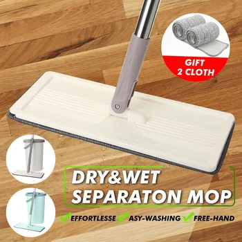 Flat Mop Free Hand Washing Stainless Steel Handle Spin Mop Home House Office Cleaning Tool Microfiber Pad Kitchen Floor Clean
Flat Mop Free Hand Washing Stainless Steel Handle Spin Mop Home House Office Cleaning Tool Microfiber Pad Kitchen Floor Clean