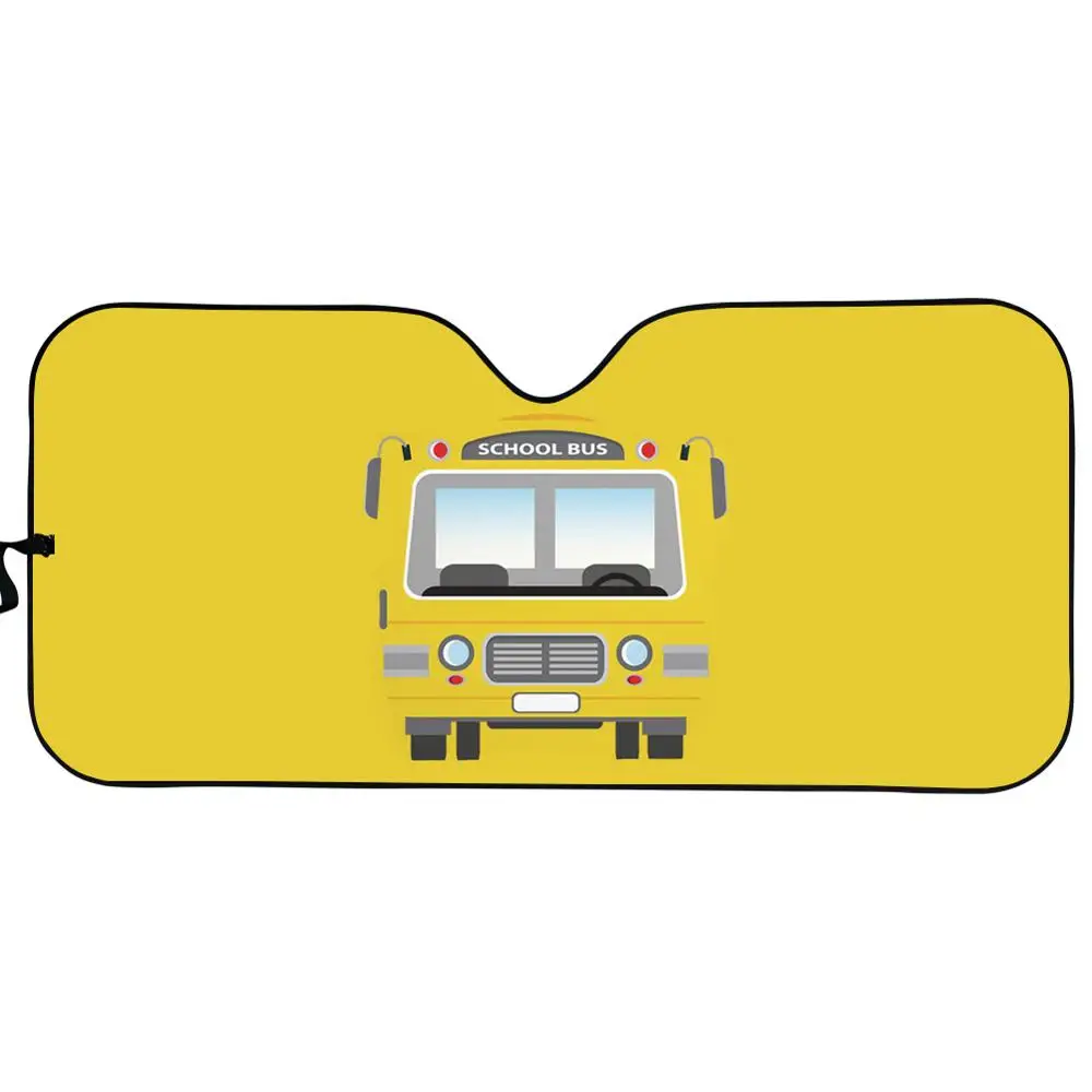 Hippie Bus Print Sunshine/UV/Heat Reflective for Car School Bus Pattern Visor Keep SUV/Car/Auto Cool shield Universal Fit Shade
Hippie Bus Print Sunshine/UV/Heat Reflective for Car School Bus Pattern Visor Keep SUV/Car/Auto Cool shield Universal Fit Shade