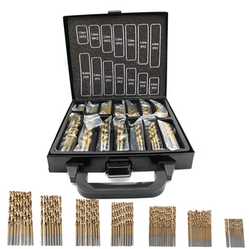 99pcs Home Wood Working Portable Drill Bit Set Power Tools Titanium Coated Low Friction Hole DIY With Box High Speed Steel Fast
99pcs Home Wood Working Portable Drill Bit Set Power Tools Titanium Coated Low Friction Hole DIY With Box High Speed Steel Fast