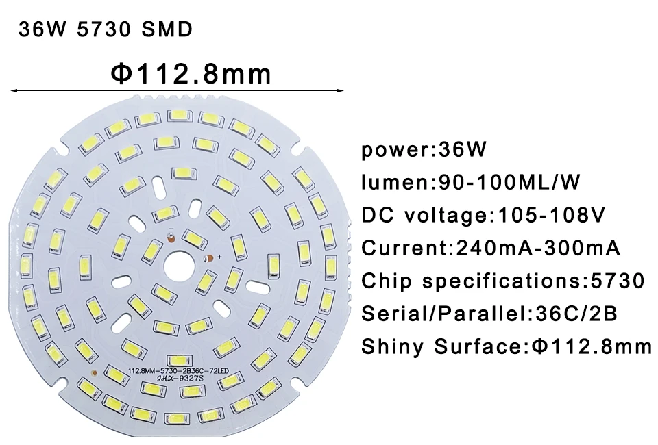 10pcs/lot 3W 7W 12W 18W 24W 36W 5730 lamp Bead Brightness SMD Light Board Led Lamp Panel For Ceiling PCB With LED 10pcs/lot 3W 7W 12W 18W 24W 36W 5730 lamp Bead Brightness SMD Light Board Led Lamp Panel For Ceiling PCB With LED