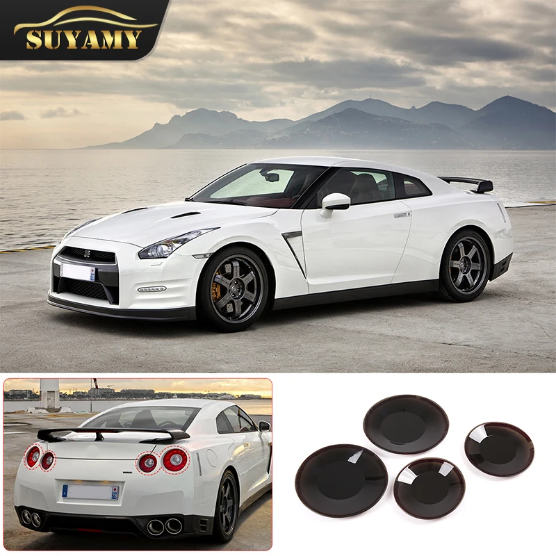 4 Pcs ABS Transparent Gray Car Taillight Cover Decorative Housing For Nissan GTR R35 2008-2016 Auto Styling Accessories
4 Pcs ABS Transparent Gray Car Taillight Cover Decorative Housing For Nissan GTR R35 2008-2016 Auto Styling Accessories