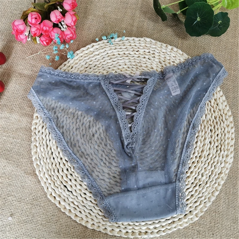 Gray Briefs women's cotton crotch simple mid-waist lace nylon seamless breathable sexy soft package buttock student briefs
Gray Briefs women's cotton crotch simple mid-waist lace nylon seamless breathable sexy soft package buttock student briefs