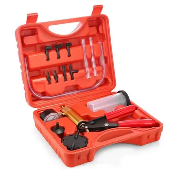 2 In 1 Brake Bleed Vacuum Pump Manual Vacuum Pump Brake Oil Replacement Tool Manual Vacuum Suction Gun