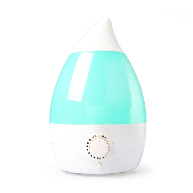 Humidificateur avec lumière LED, atomiseur domestique, vaporisateur de grand volume, brouillard muet, nébuliseur à ultrasons pour chambre et bureau, climatisation, 2L, 3L 2