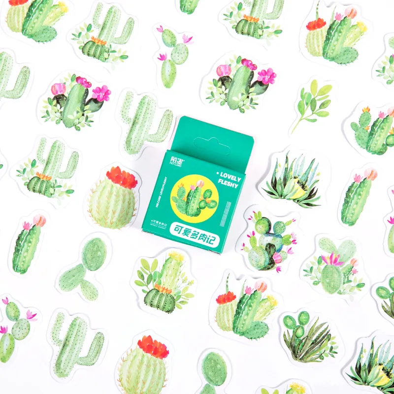 45 Pcs/pack Paper Sticker Set Kawaii Succulents Self-adhesive Stationery Stickers For Arts Craft Diy Scrapbooking Diary Album
45 Pcs/pack Paper Sticker Set Kawaii Succulents Self-adhesive Stationery Stickers For Arts Craft Diy Scrapbooking Diary Album