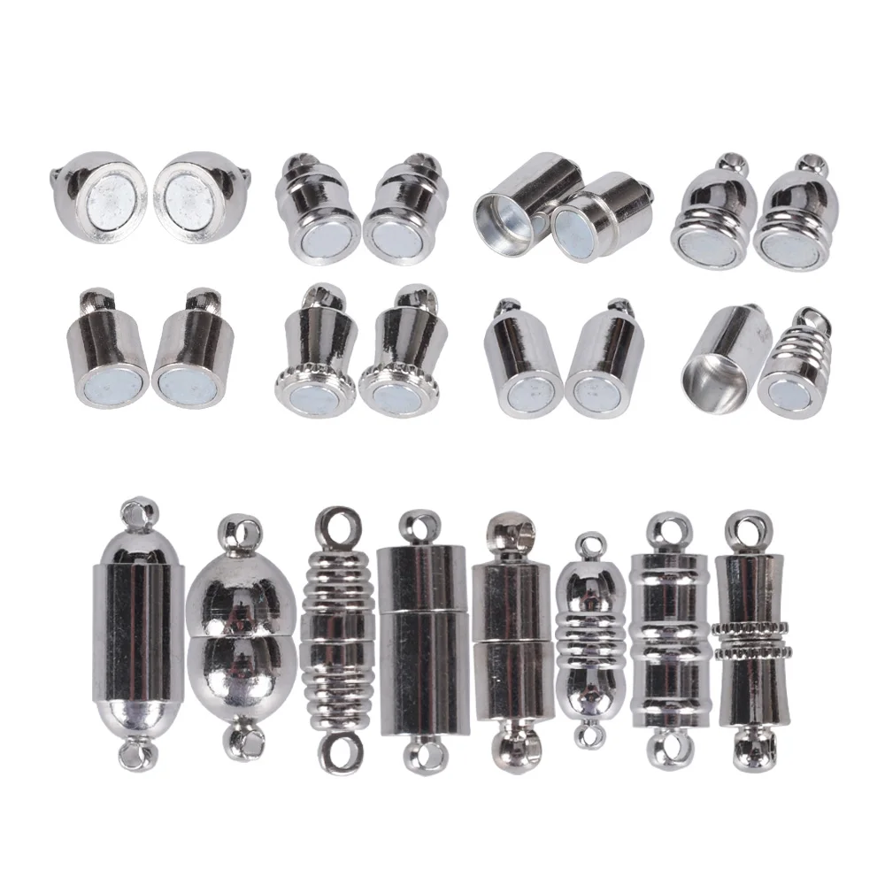 10Pcs/Lot Strong Magnetic Clasps DIY Bracelet Necklace Connectors Findings Magnetic Buckle End Caps For Jewelry Making Supplies
10Pcs/Lot Strong Magnetic Clasps DIY Bracelet Necklace Connectors Findings Magnetic Buckle End Caps For Jewelry Making Supplies