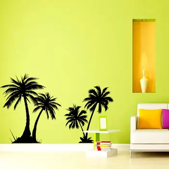 

Palm Trees Wall Sticker Vinyl Wall Decals Living Room Bedroom Home Decor Wallpaper Decoration Murals